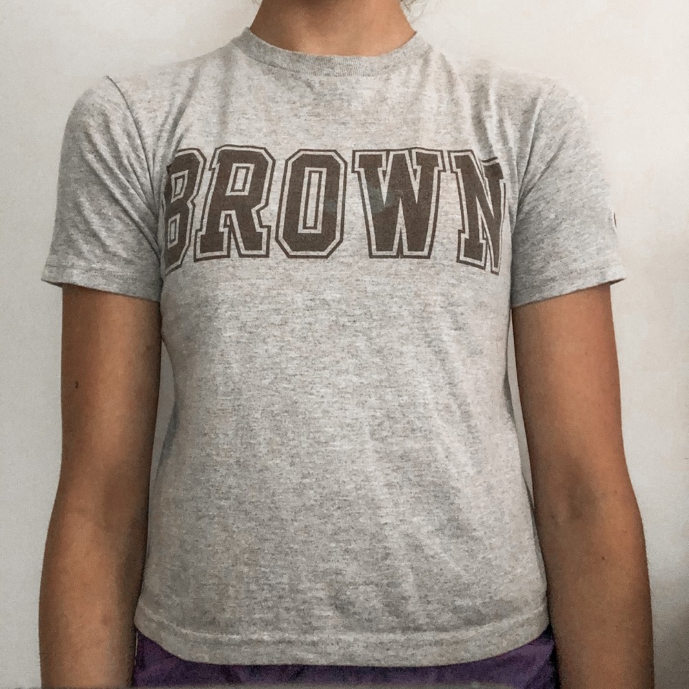 BROWN UNIVERSITY CHAMPION CROP TOP/SHIRT